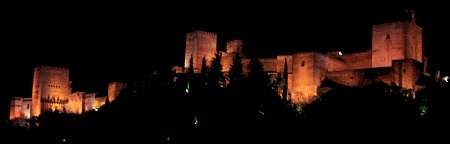 vistas de la alhambra desde el s&oacute;n de la casa