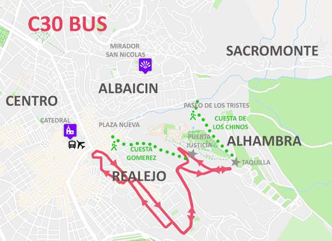 30 alhambra bus