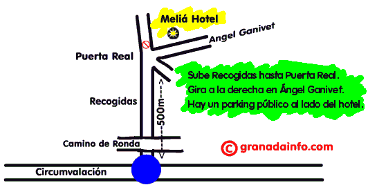 Hotel Meli&aacute; map 2
