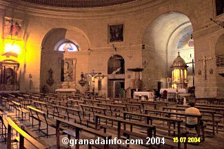 Inside the churche at Montefrio